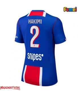 Paris Saint-Germain Achraf Hakimi #2 Tricou Fotbal Replică 2026-27 Femei Acasa